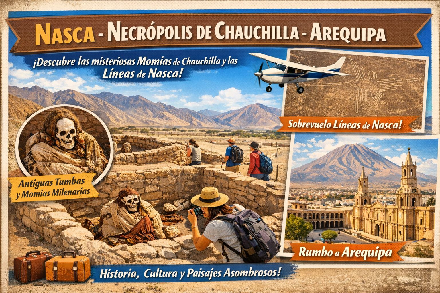 Nasca - Necrópolis de Chauchilla - Arequipa